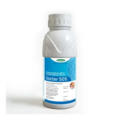 Katyayani Doctor 505 Chlorpyriphos 50% + Cypermethrin 5% EC Insecticide For Plants (Quantity-100 ml (100 ml x 1))