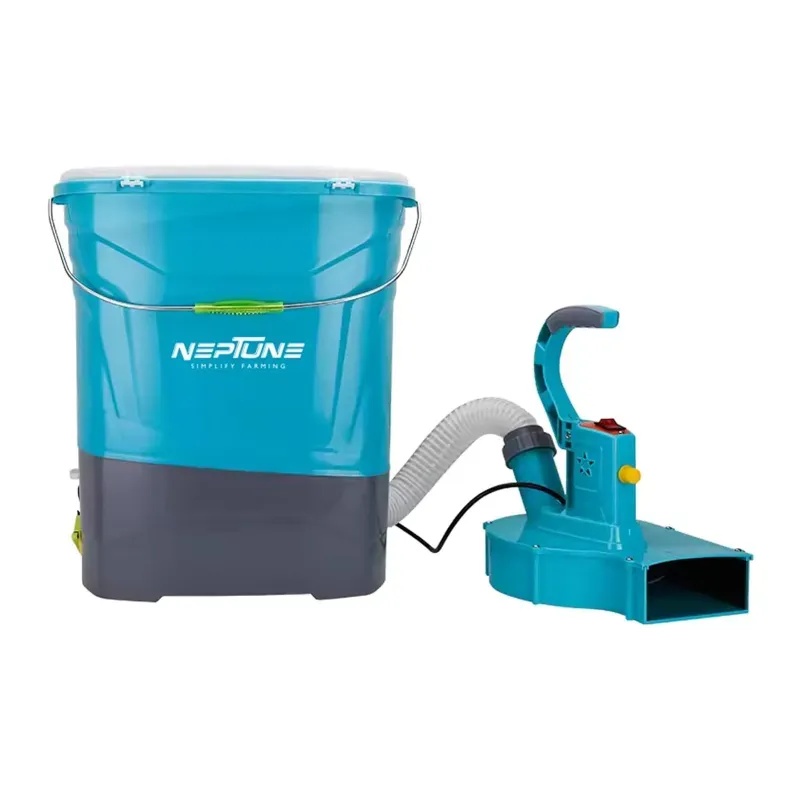 Neptune Simplify Farming Electric Knapsack Fertilizer Spreader With 12 V 8 Ah Battery, 20 L Tank For Garden & Agriculture Spreading Machine