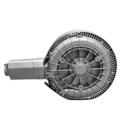 Heavy Duty 4 HP/3 kW Three Phase Double Stage Ring Blower For Agitate & Aerate Water In Spa/Fish & Aquaculture Tank