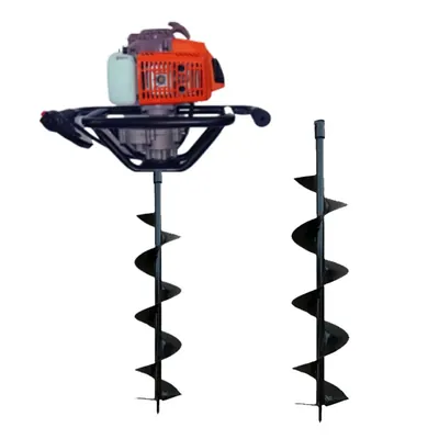 Latson EA82, 4 Stroke 82 CC with 4 & 6 Inch Drill Bit Combo For Earth Auger/ Post Hole Digger