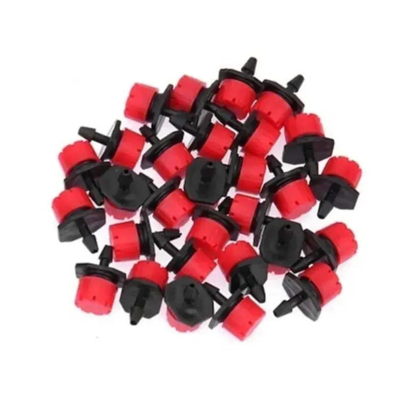 AgriVision Adjustable 360 Degree Dripper (500Pcs) Precision Flow Rate Drip Irrigation Emitter for Garden and Lawn