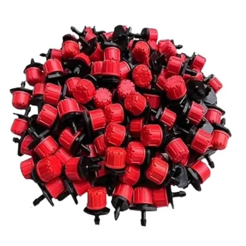 AgriVision Adjustable 360° Dripper (50 Pcs), Precision Drip Irrigation Emitter for Garden, Lawn & Flower Bed Watering