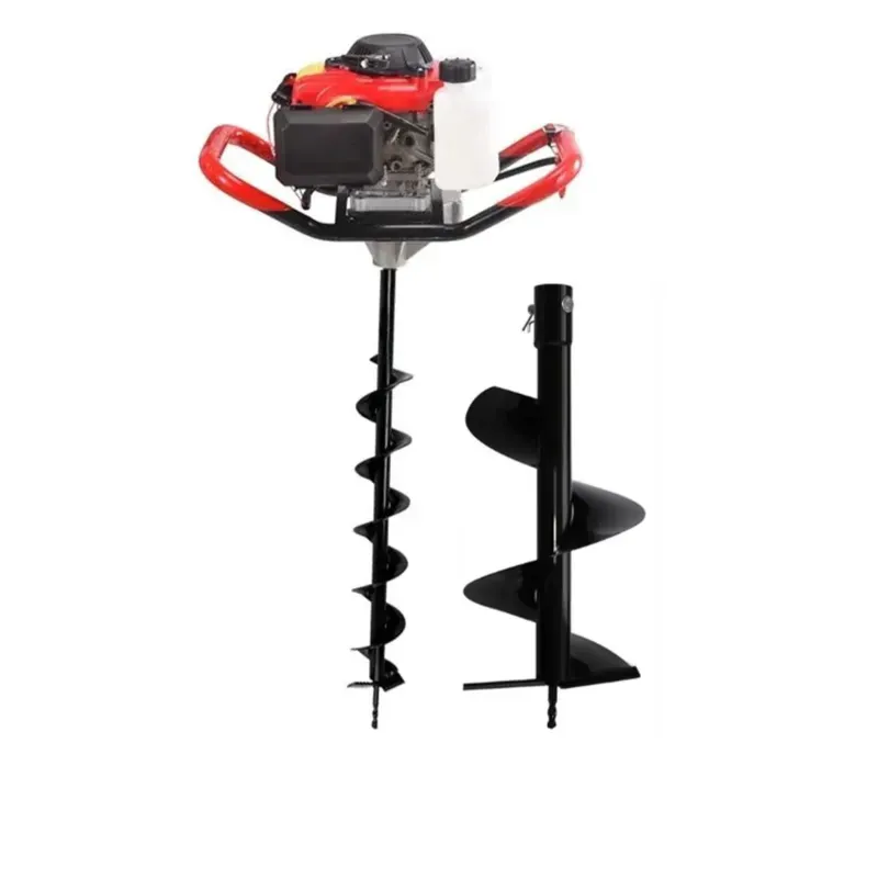 SPRAYMAN 82 CC 4 Stroke Petrol Earth Auger with 4 & 12 Inch Bits, Post Hole Digger SEA-8000