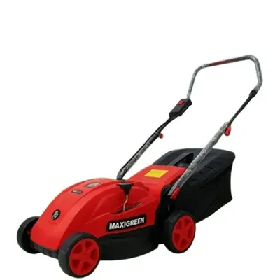 MAXGREEN MRE 15, 1600 W 15 Inch Rotary Electric Lawn Mower with Copper Winding Motor For Garden & Lawn Grass Trimming
