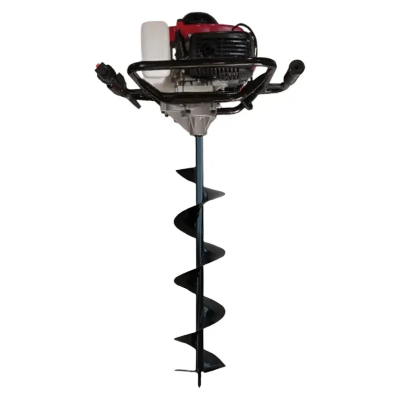 MECSTROKE 4 Stroke 82 CC Earth Auger with 6 Inch Auger Bit, Post Hole Digger Machine
