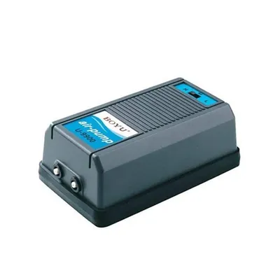 BOYU U-9900 High Efficiency Air Pump, Clear Compact Oxygenation Aerator for Small Aquariums and Hydroponics Setup