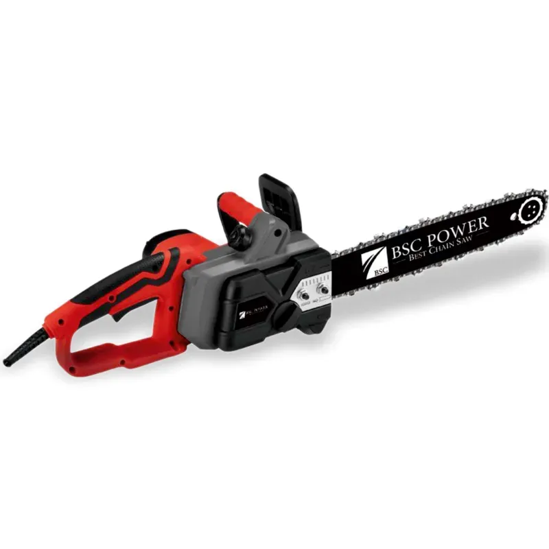 BSC Power 2500, 2500 W Electric Chainsaw with 18 Inch Guide Bar, Ideal for Cutting Tree, Wood, and Gardening