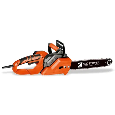 BSC 2200 W Electric Chainsaw with 22 Inch Guide Bar for Cutting Trees, Firewoods