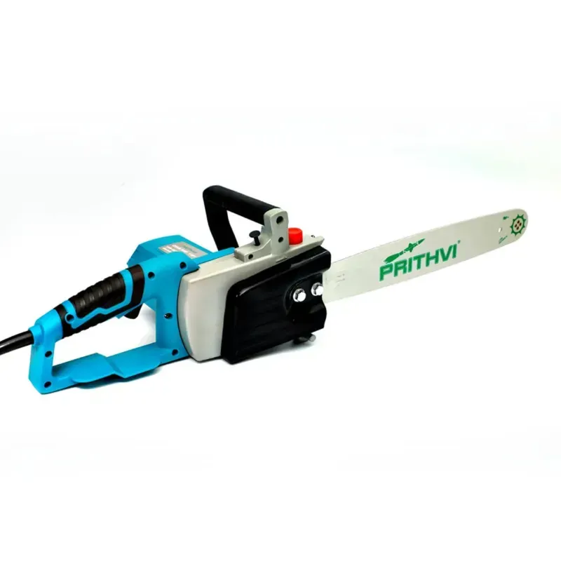 PRITHVI P-801, 22 Inch 1300 W Corded Electric Chainsaw, Ideal for Wood Cutting/Logging