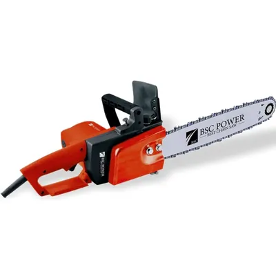 BSC Power ECS-5016, 1600 W, Electric Chainsaw with 16 Inch Guide Bar, Ideal for Wood Cutting/Logging