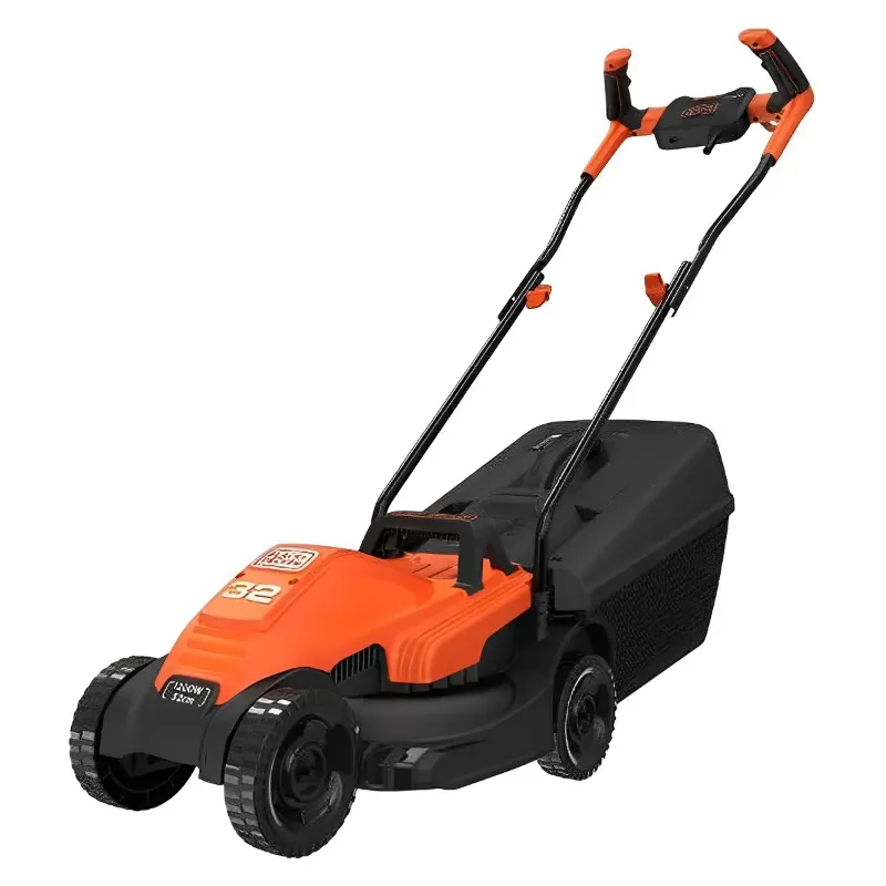 Black & Decker BEMW451BH-B1, 1200 W 12.5 Inch Electric Lawn Mower with Bike Handle