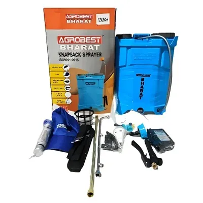 Agrobest 16 L Bharat 12 V 18 Ah Battery Operated Knapsack Sprayer, Suitable for Agriculture Spraying