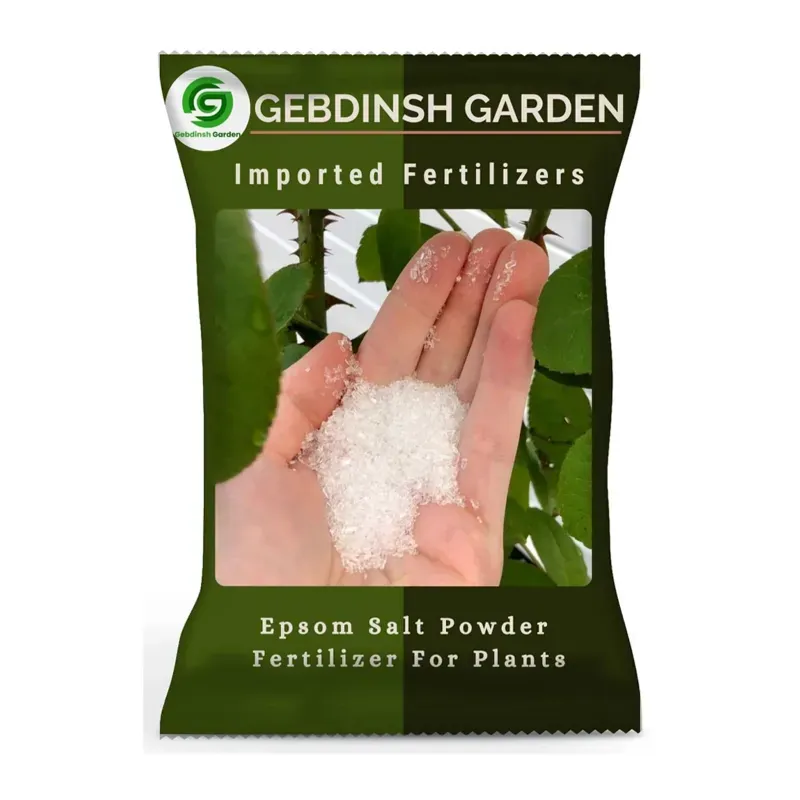 GEBDINSH 5 kg Epsom Salt Powder for Lush Foliage, Magnesium Sulfate Boost