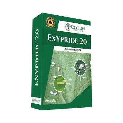 EXYLON Exypride 20 (Acetamiprid 20% SP) Systemic Insecticide, Effective For Sucking Pest Control (Quantity-100 g)