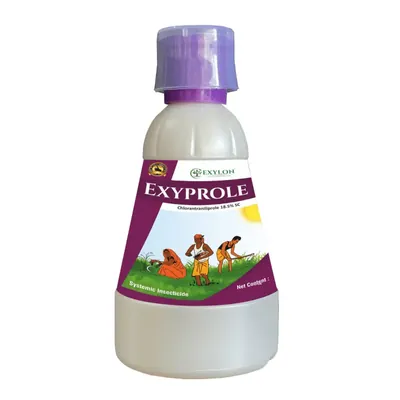 EXYLON Exyprole (Chlorantraniliprole 18.50% SC) Systemic Insecticide, Effective For Chewing & Sucking Pest Control (Quantity-60 ml)