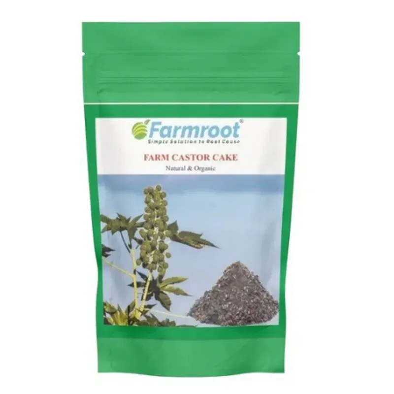FARMROOT Farm Castor Cake Organic Fertilizer, 1 kg, (Pack of 5 Pieces)(Quantity-5 Pieces)