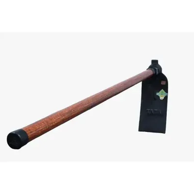 FESTEL 1 m Wooden Hoe with Strong Steel Blade for Farming & Gardening, Hoe, Garden Hand Hoe, Kassi, fawda