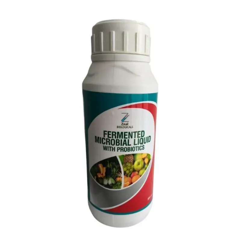 Zeal Biologicals Biological Fermented Microbial Liquid With Probiotics For Improving Fruits & vegetables Yield, 500 ml