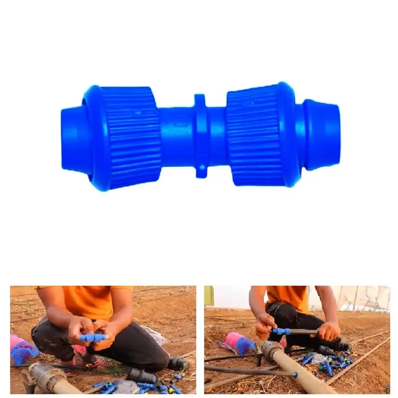 50 Pieces Emitting Pipe Joiner 12 x 12 mm