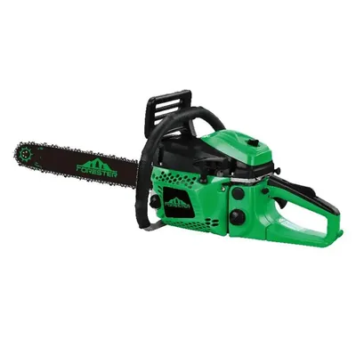 Forester FOR 6200, 62-cc Petrol Operated Chainsaw with 18 Inch Guide Bar for Tree Cutting/Felling, Wood Logging