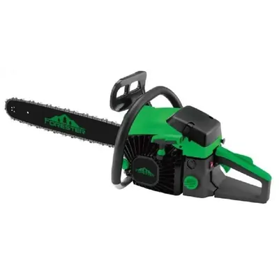 Forester FOR 6200 Petrol Operated 62-cc Chainsaw with 22 Inch Guide Bar, Used for Tree Felling, Wood Logging