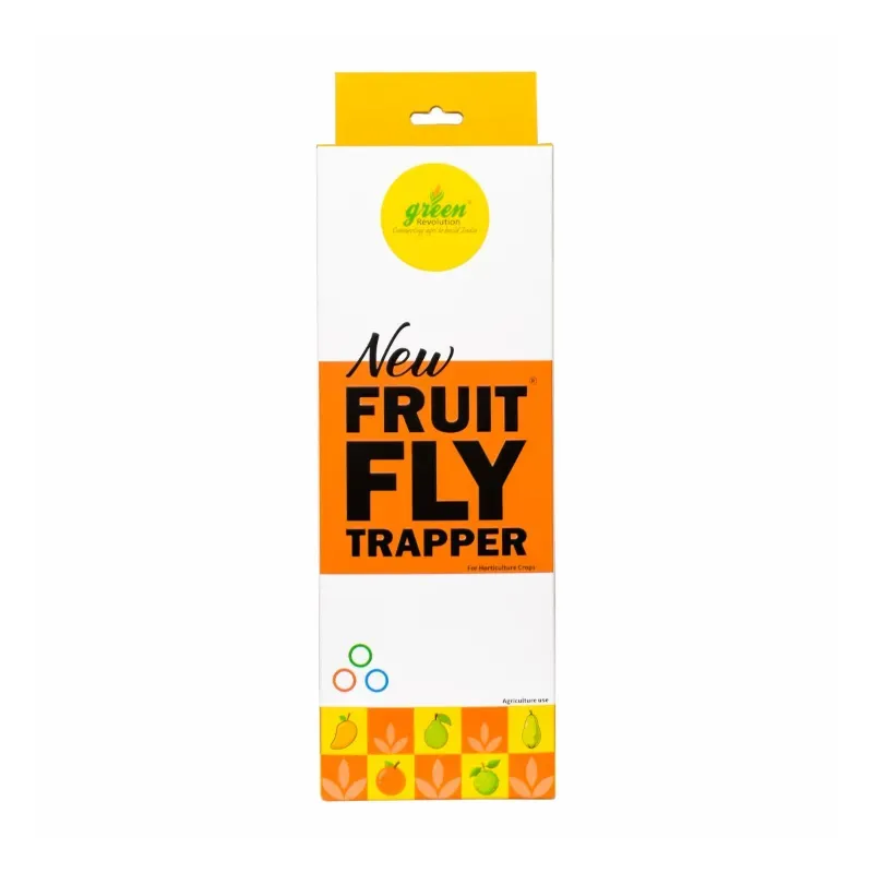 Green Revolution New Fruit Fly Trapper for Controlling Insects (Quantity-Set of 1 packet)