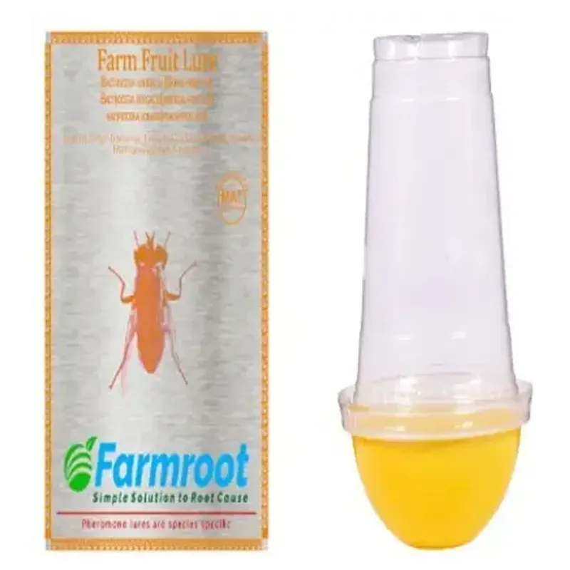 FARMROOT Fruit Fly Trap with Lure, (Pack of 1 Piece)(Quantity-1 Piece)