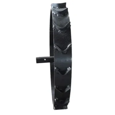 Mild Steel 1 Pc 21 Inch Big Iron Wheel for 7 to 12 HP Petrol Power Tiller (Wheel Type-Right Wheel)