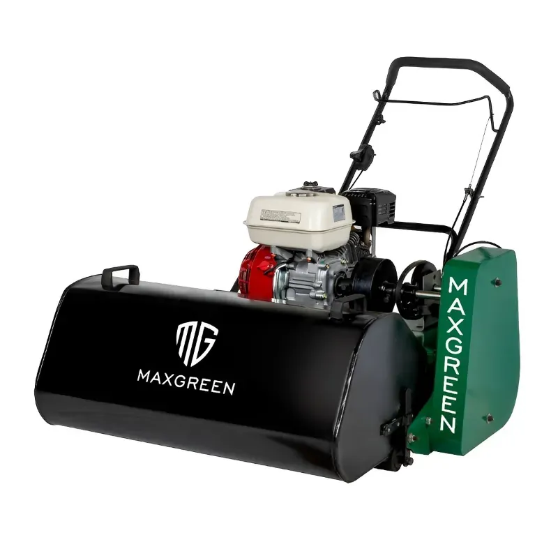 MAXGREEN 4.8 HP Fully Automatic 18 Inch Petrol Lawn Mower with Carbon Steel Blade, MCP18