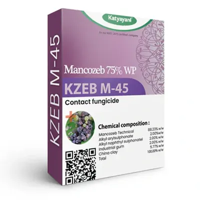 Katyayani KZEB M-45 Mancozeb 75% WP Contact Fungicide for controlling all Fungal Infections on Leaves Blast of Paddy (Quantity-8 kg)