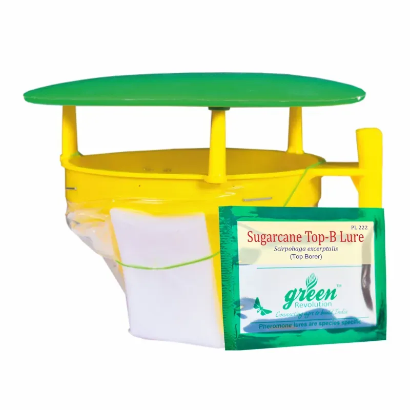 Green Revolution Highly Effective Funnel Trap with Sugarcane TOP-B Lure (Quantity-5 Traps and 5 Lures)