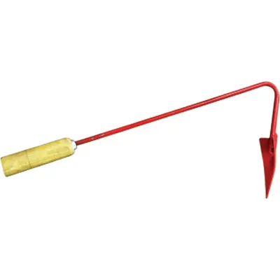 Heavy Duty Welded Khuti With 18 Inch Long Saria, Triangular Piece, Welded With Wooden Grip For Digging Purpose