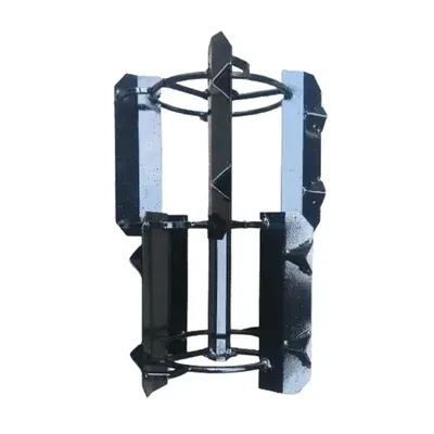 Mild Steel 1 Piece Economy 18 Inch Paddy Cage Wheel for 7 to 12 HP Diesel Power Tiller