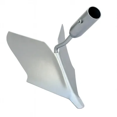 Global Nature Agro Silver Hand Ridger, Soil Digger Without Handle, 25 x 20 x 20 cm, Steel