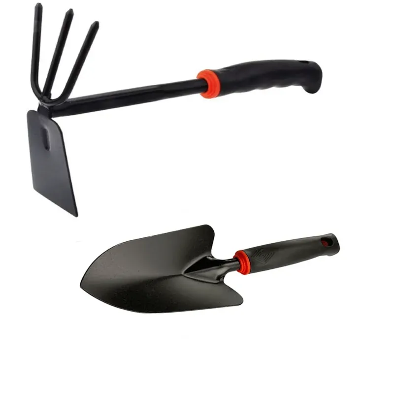 DAP Set of a Hand Cultivator-Hoe and a Hand Trowel, Used for Cultivation/Garden Maintenance, 2 Tools