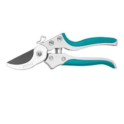 TOTAL Pruning Shear THT15308, 8 Inch With Aluminum Handle, Plant Branch Cutter For Tree