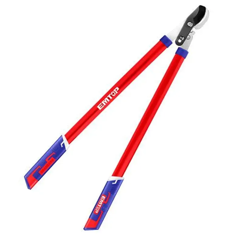 Emtop EPSR760803 Gear Bypass Lopper Of 30 Inch, Carbon Steel Design For Cutting Plants With Less Effort