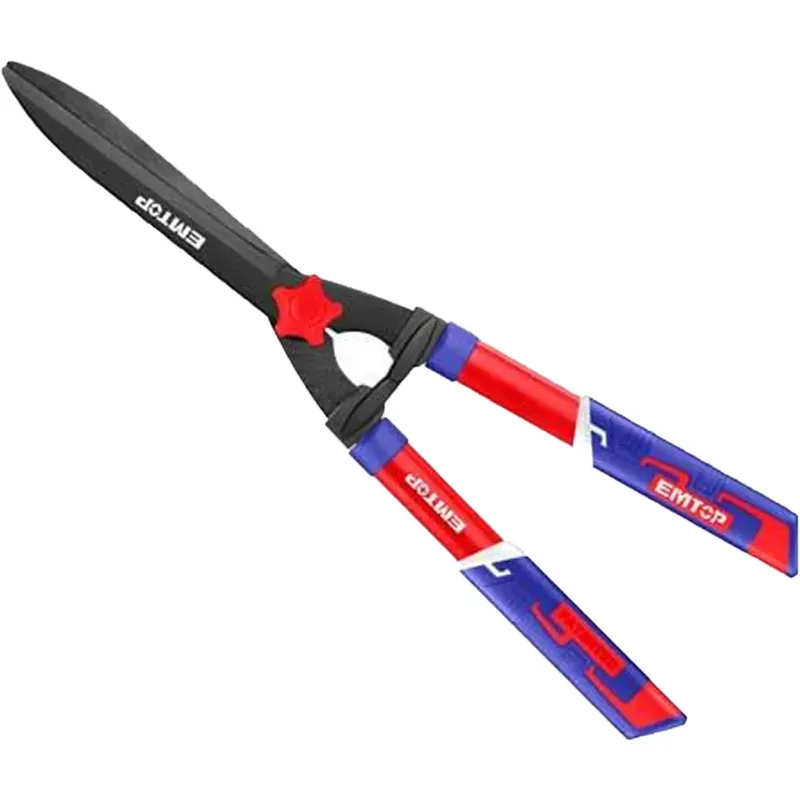 Emtop EPSR630101 Hedge Shear Of 23 Inch, Carbon Steel Straight Blade For Gardening, Pruning And Farming