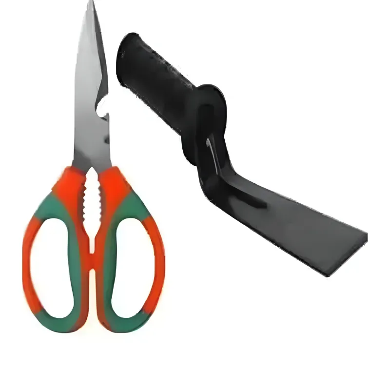 AGT Garden Tools Combo Kit of a 1 Inch Khurpi and a Gardening Scissor, Used for Small-Scale Gardening Processes(2 Tools)