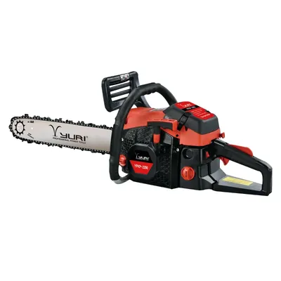 YURI YPKP-2200, 62-cc, Petrol Chainsaw with 22 Inch Guide Bar, Ideal for Cutting Tree, Landscaping and Logging Woods