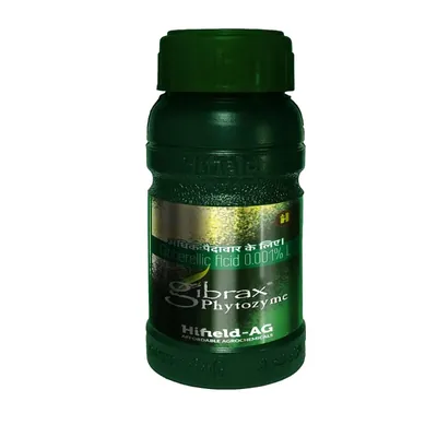 Hifield Gibrax Phytozyme (Gibberelic Acid + Seaweed + Amino + Micronutrients + Vitamins) For Foliar Spray (Quantity-250 ml)