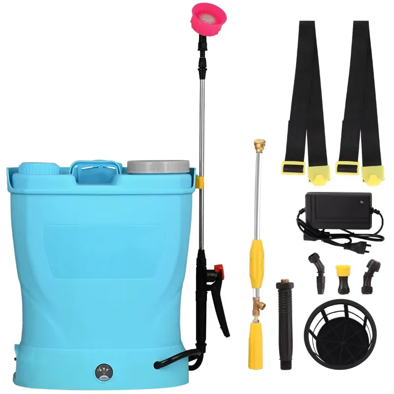Giga Watts Agro 2 in 1 Battery and Manual Sprayer 12 V 12 Ah Double Motor Knapsack Spray 18 L Hand Held Sprayer (Pack of 1)