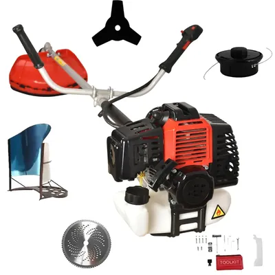 VSAN Agro 2 Stroke 52 CC Sidepack Brush Cutter, Grass Cutter, Paddy Cutter With Accessories