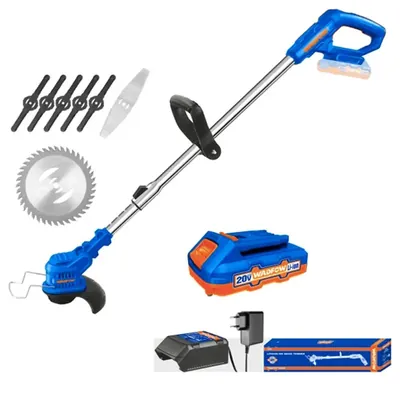 Wadfow 20 V Lithium-Ion Battery Operated Cordless Grass Trimmer with Battery & Charger, WGTP511