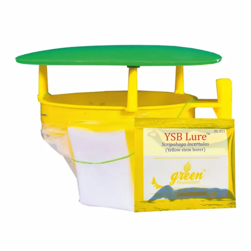 Green Revolution Highly Effective Funnel Insect Trap with YSB Insect Lure (Pack-15 pcs)