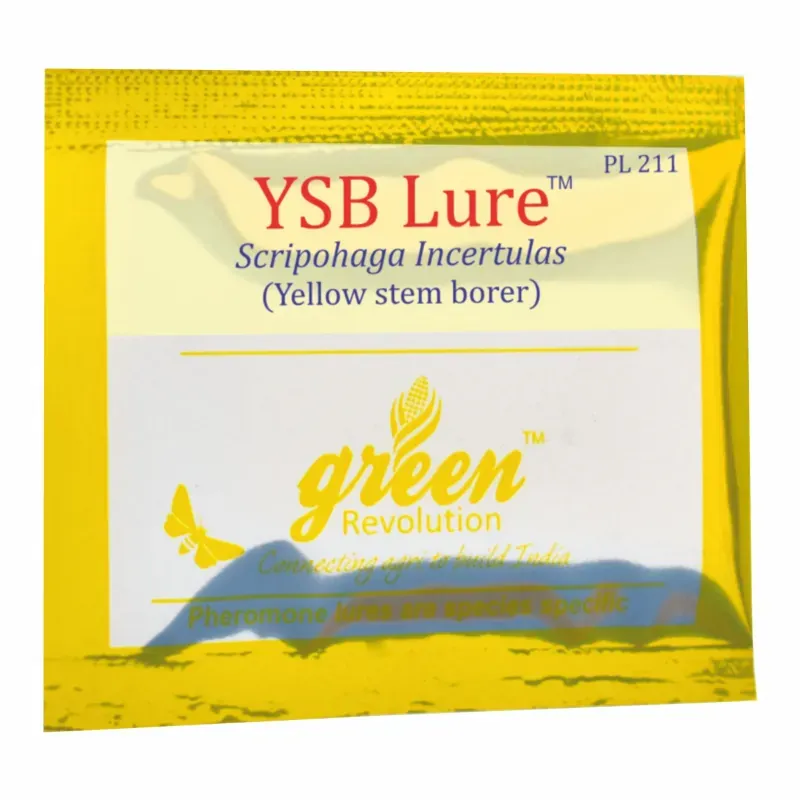 Green Revolution Highly Effective (YSB) Yellow Stem Borer Pheromone Lure (Pack-20 pcs)