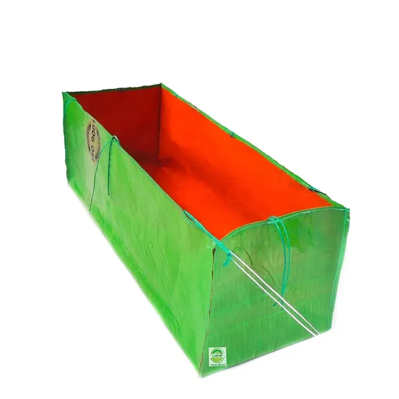 Greeno Biotech HDPE UV Treated Terrace Gardening Grow Bags, Pack of 2 (Green, 3 ft x 1 ft x 1 ft)