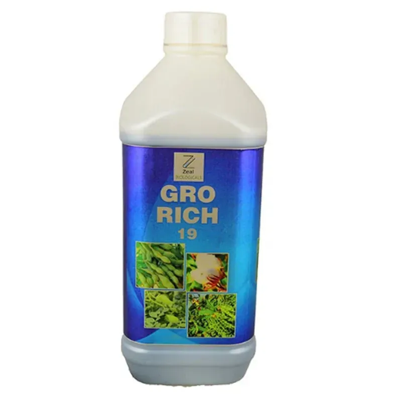 Zeal Biologicals Grow Rich 19 Liquid organic NPK fertilizer, 1 Litre
