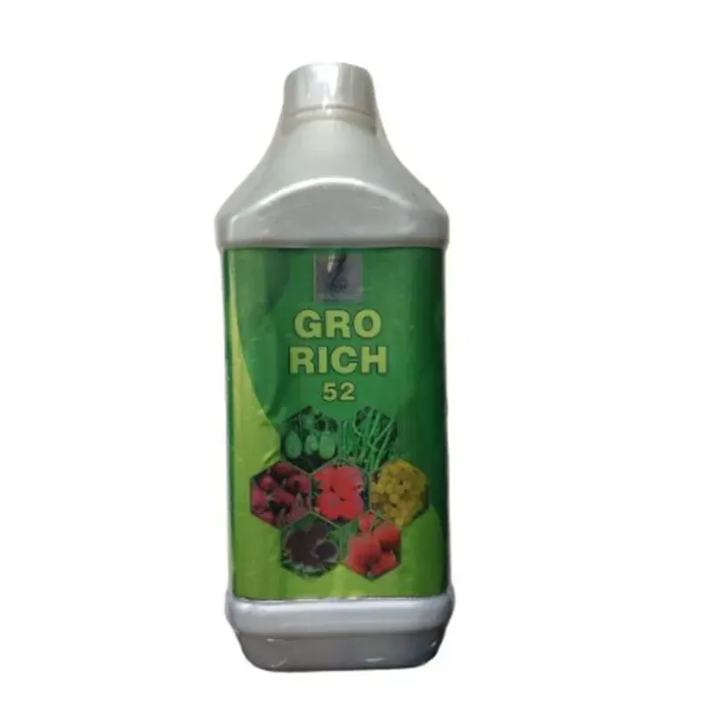 Zeal Biologicals Grow Rich 52 Liquid organic NPK fertilizer, 1 Litre