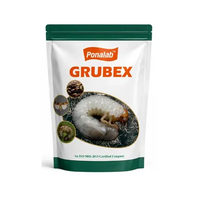 PONALAB 1 kg Grubex Bio-Insecticide, Entomopathogenic Biological Agents for Root Grub & White Grub Soil Control